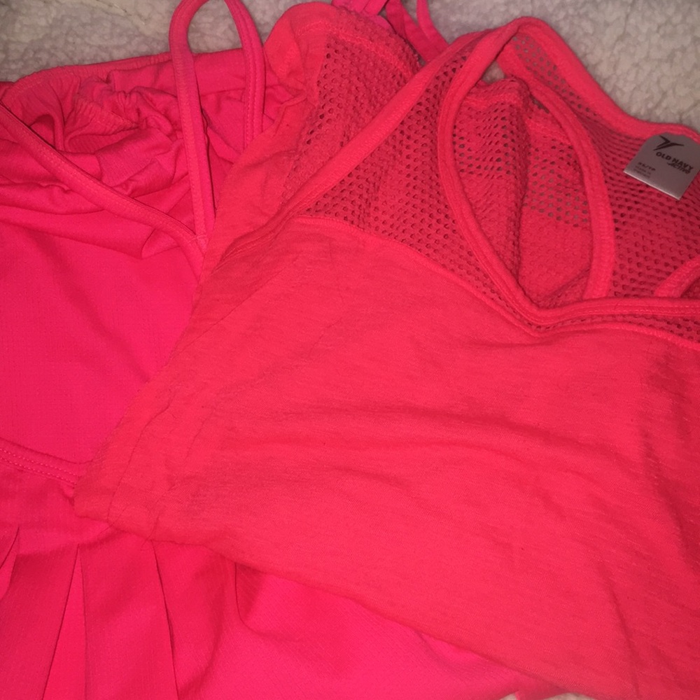 Bundle of 2 Pink Workout Tops